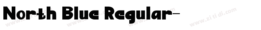 North Blue Regular字体转换